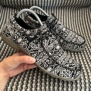 Roper Chillin black/white driving moc loafer women’s shoe size 10